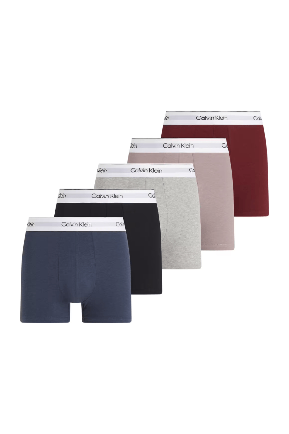 Calvin Klein 5 Pack Men's Modern Cotton Stretch Trunk