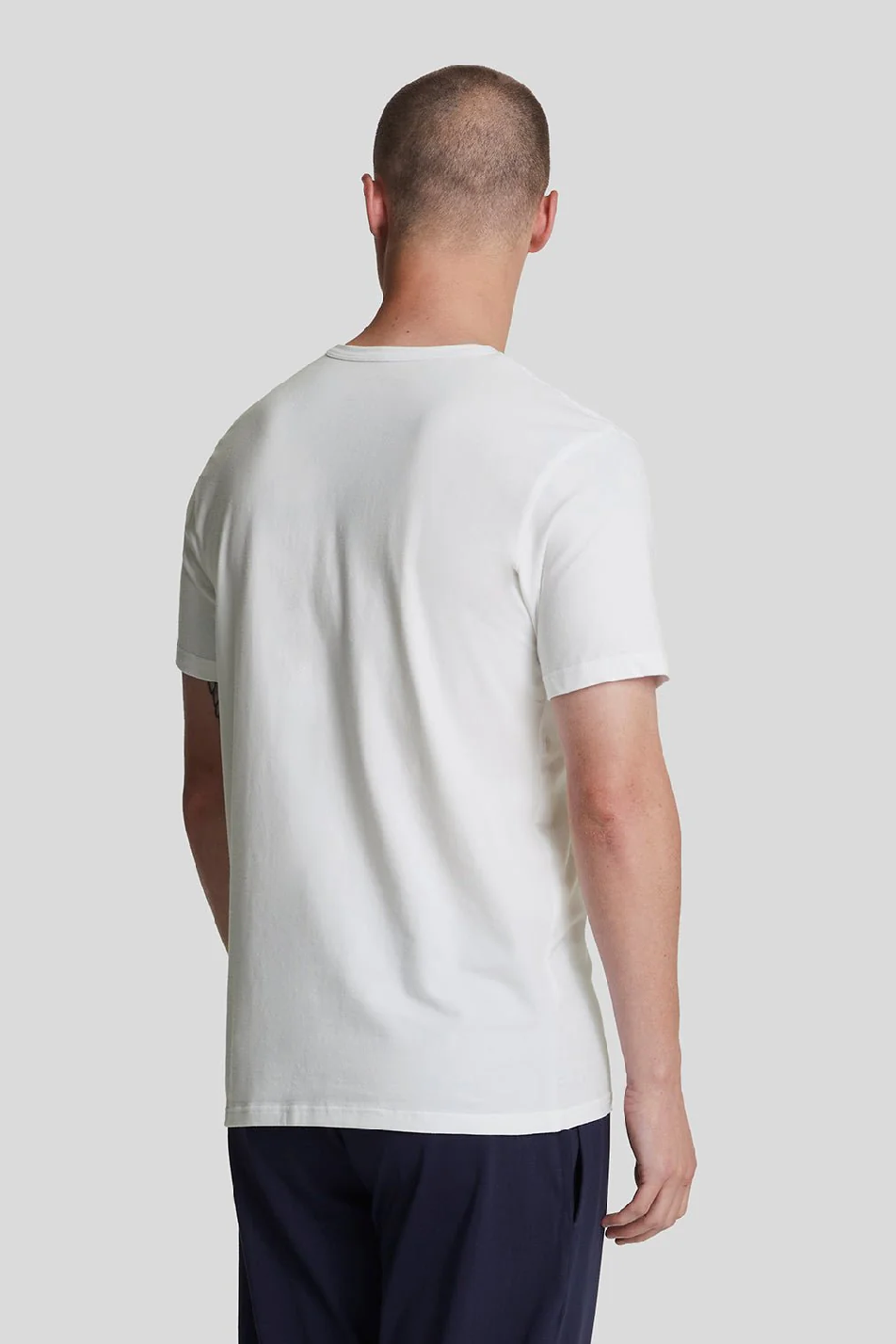 Lyle & Scott Men's 3 Pack White Basic T-Shirt