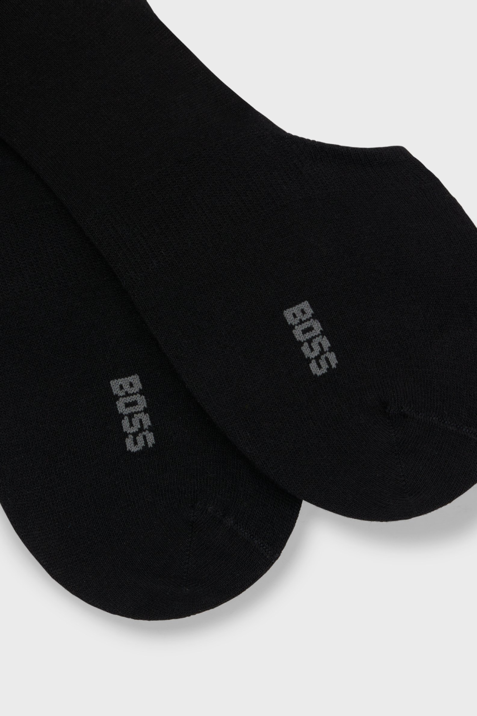 BOSS Men's 2 Pack No Show Sock Black