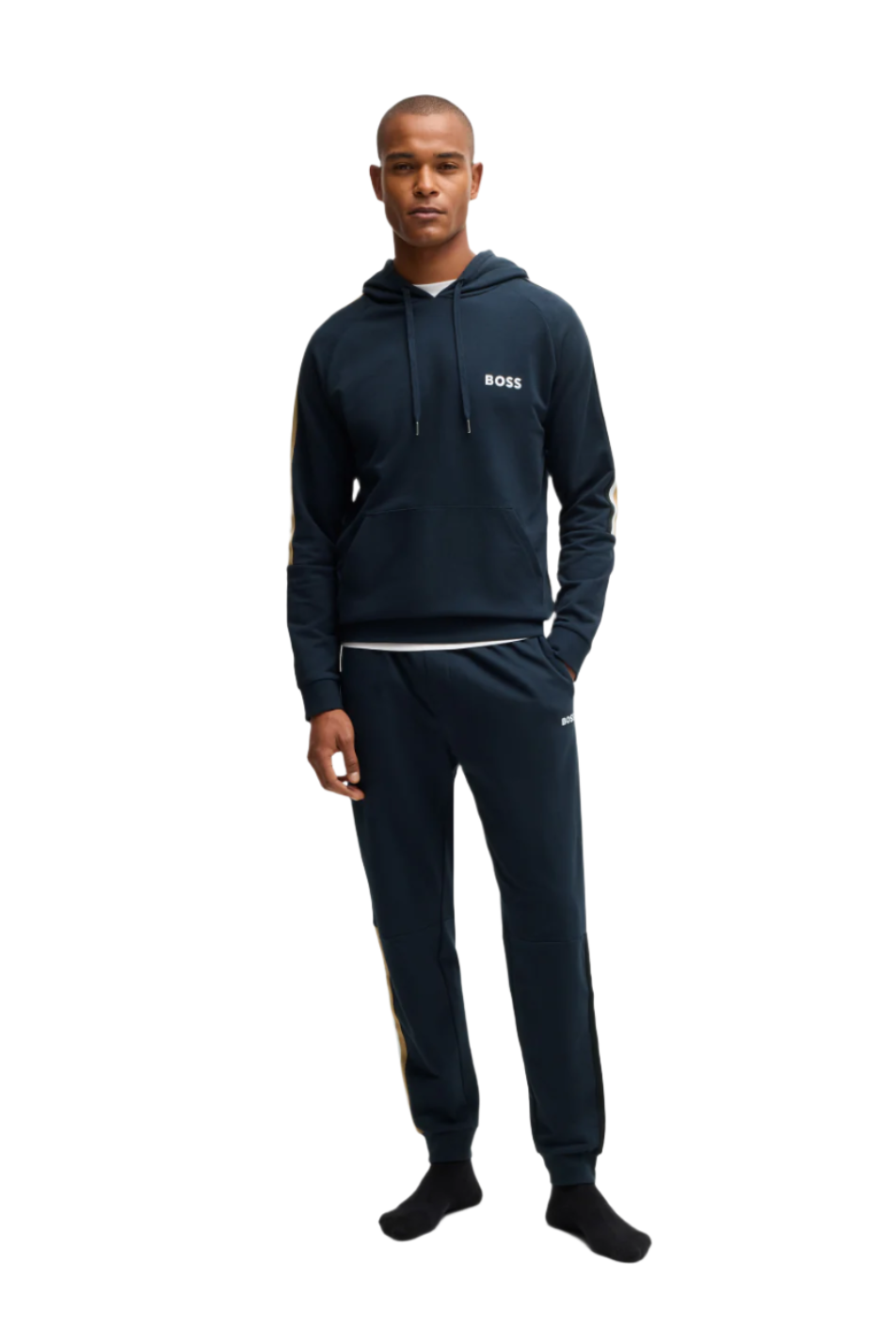 BOSS Men's Iconic Hoodie Navy