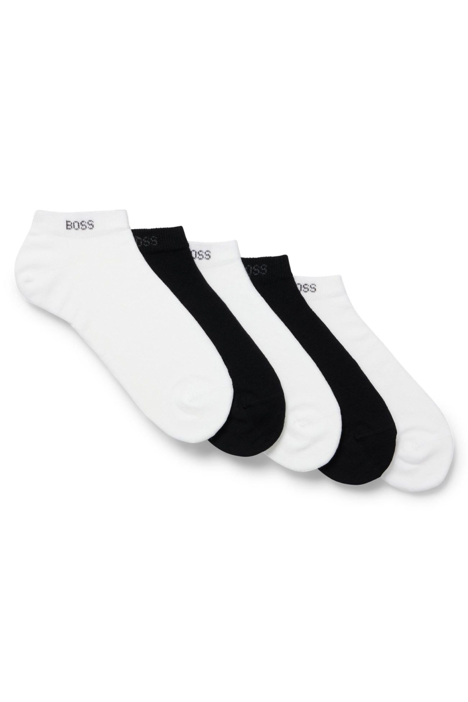 BOSS Men's 5 Pack Ankle Sock