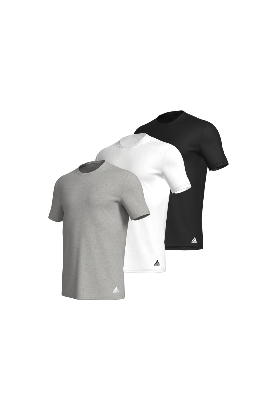 Adidas Active Flex Cotton 3 Pack Men's Crew Neck T-Shirt