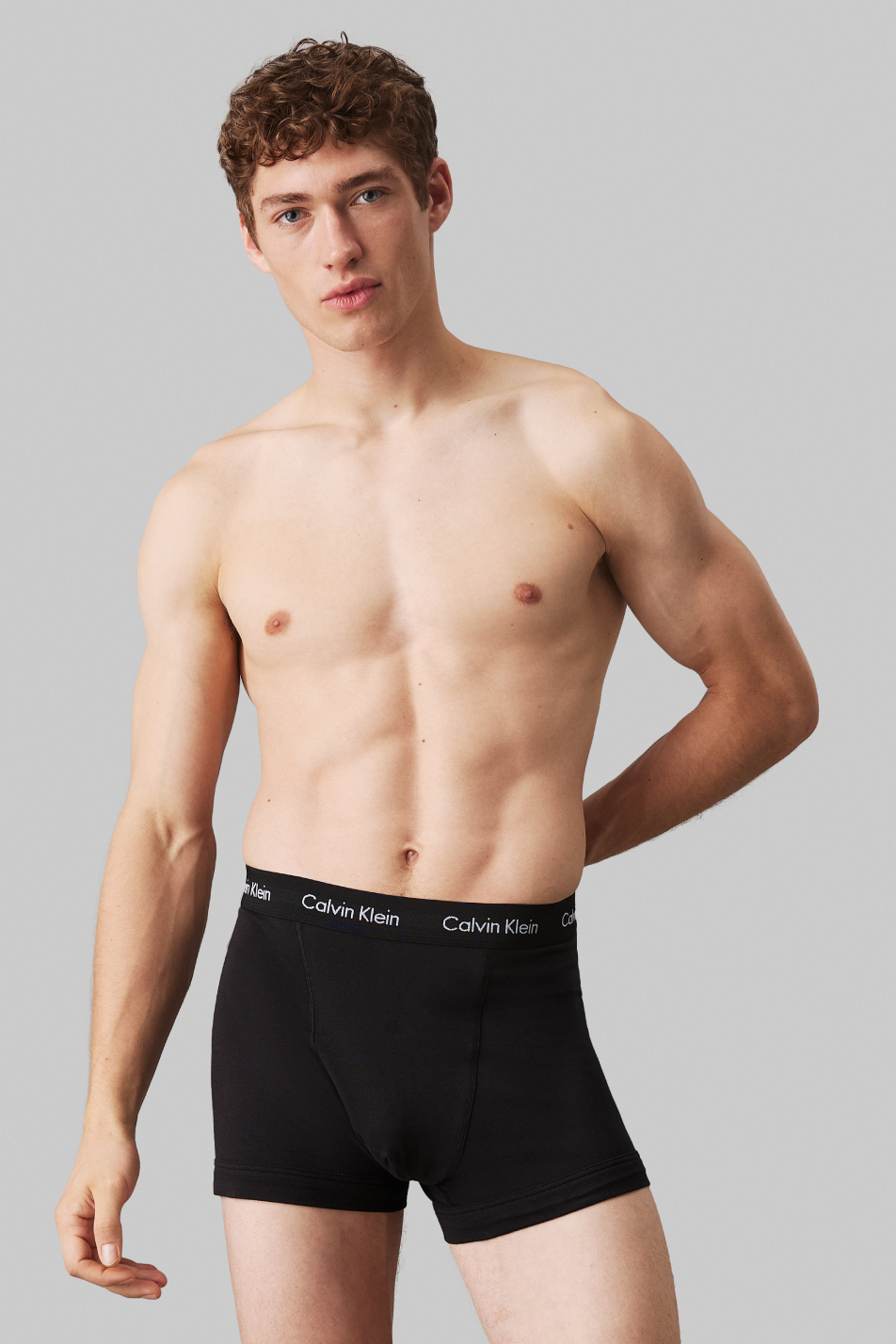 Calvin Klein 3 Pack Men's Cotton Stretch Trunk