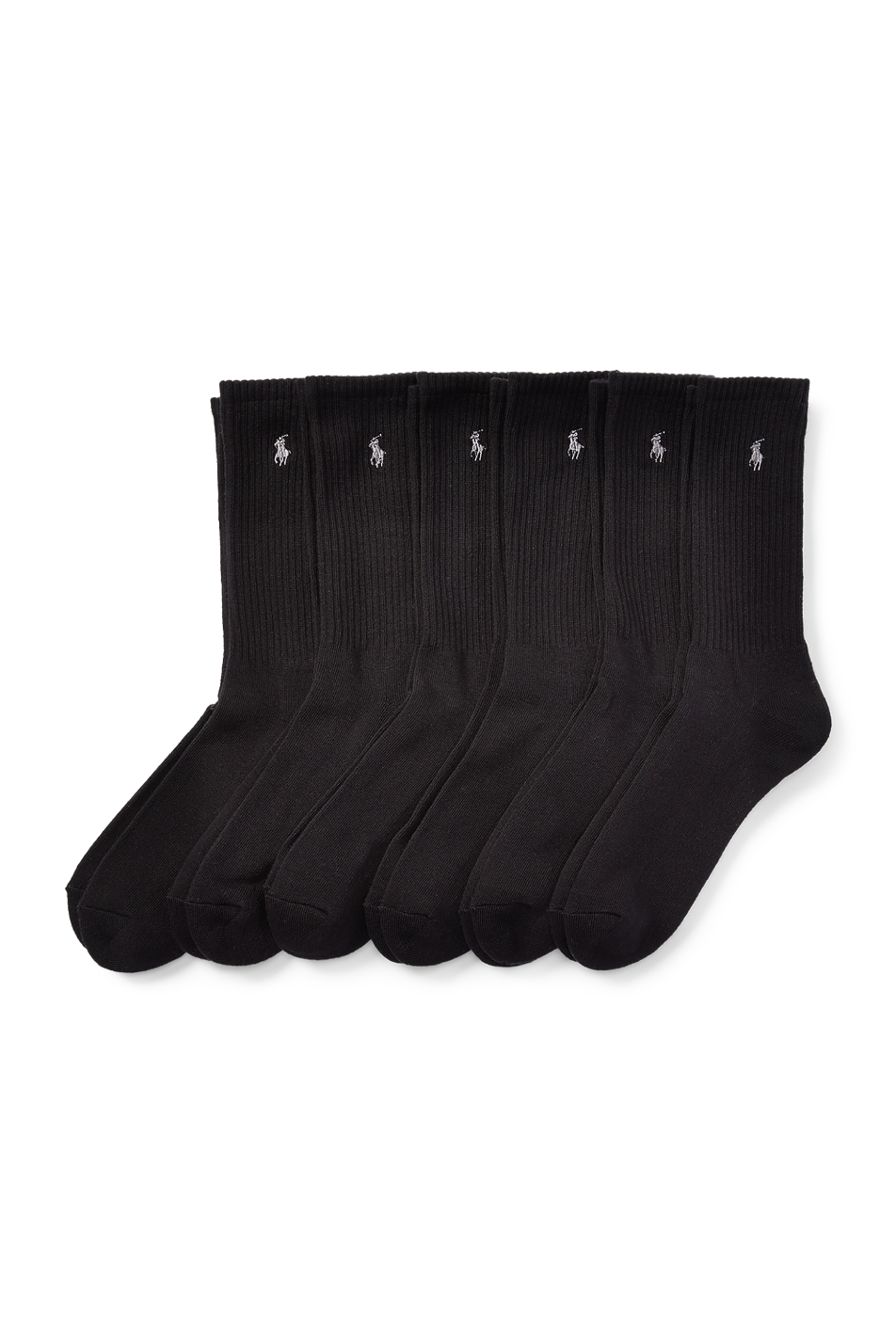 Polo Ralph Lauren Men's 6 Pack Crew Sock