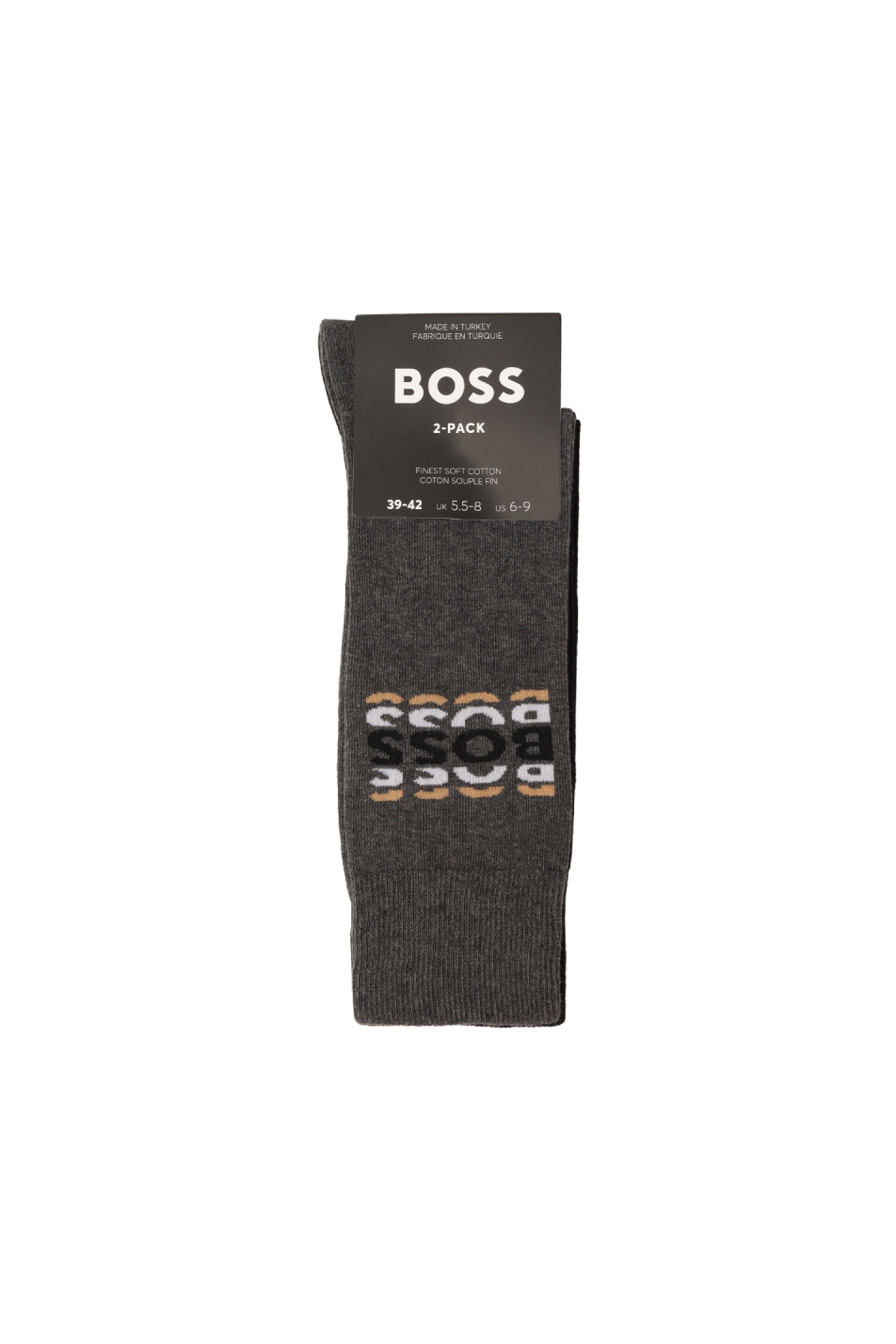 BOSS 2 Pack Men's Logo Socks