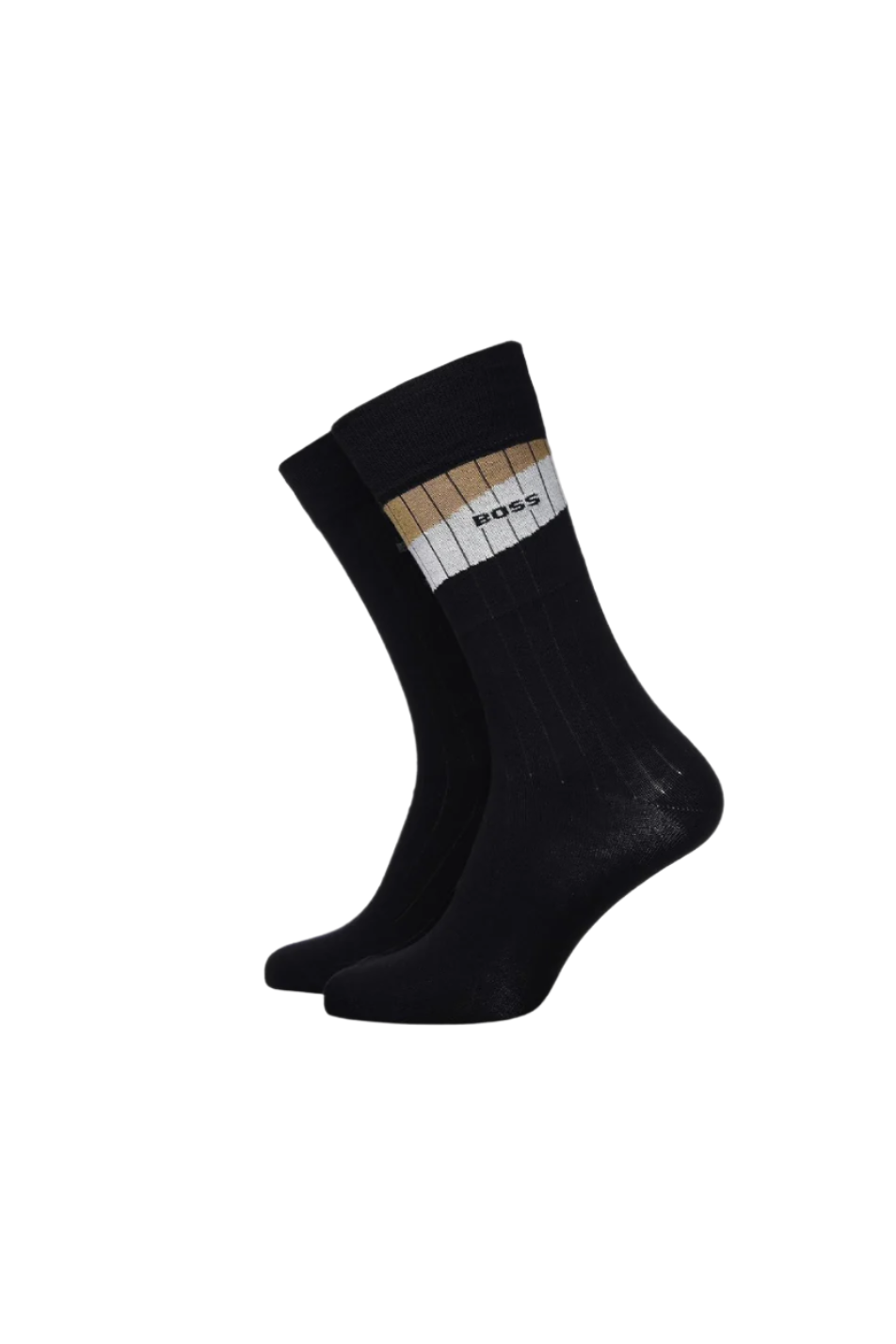 BOSS 2 Pack Men's Rib Socks