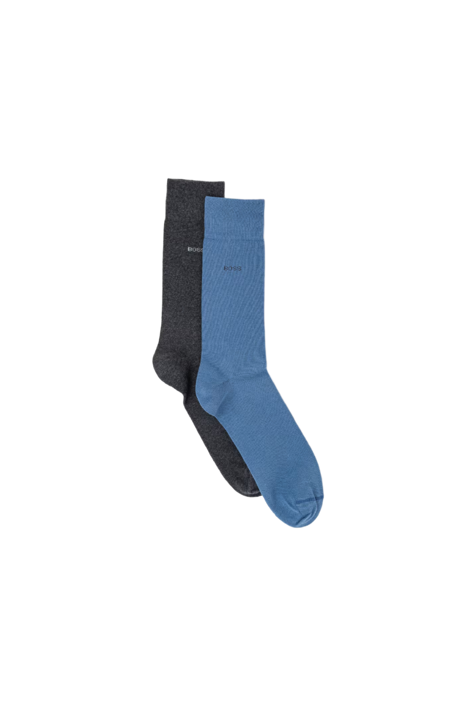 Boss 2 Pack Men's Regular Length Cotton Blend Sock