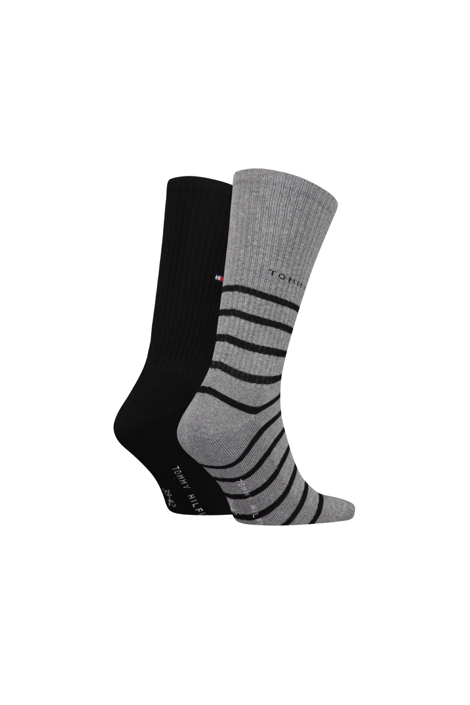 Tommy Hilfiger 2 Pack Men's Sport Stripe Sock