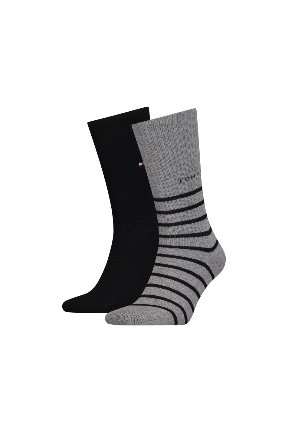 Tommy Hilfiger 2 Pack Men's Sport Stripe Sock