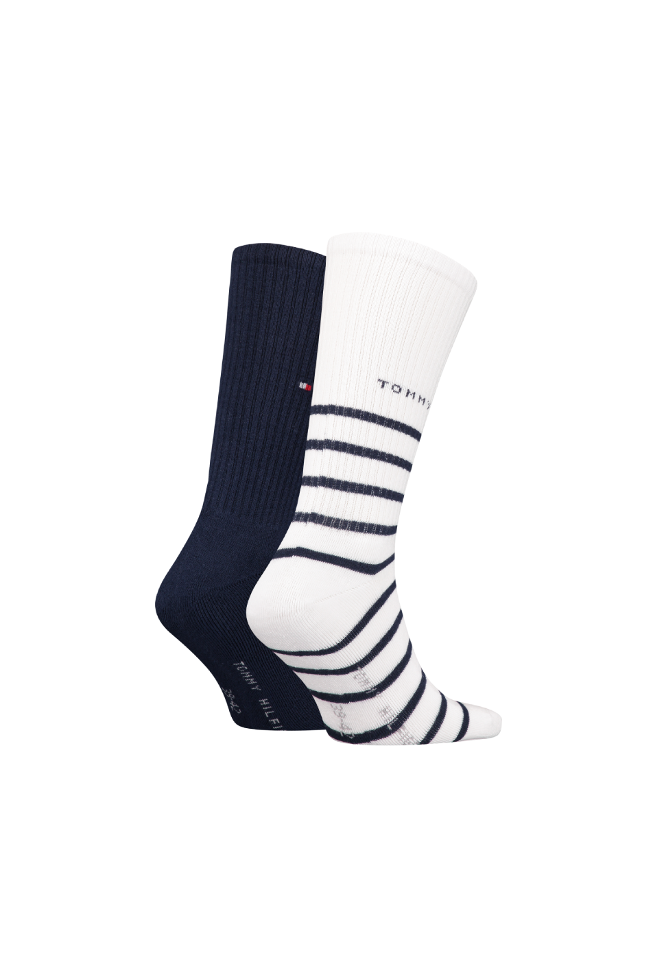 Tommy Hilfiger 2 Pack Men's Sport Stripe Sock