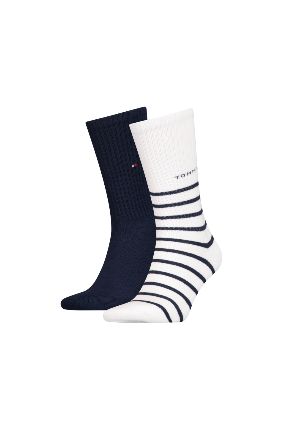 Tommy Hilfiger 2 Pack Men's Sport Stripe Sock