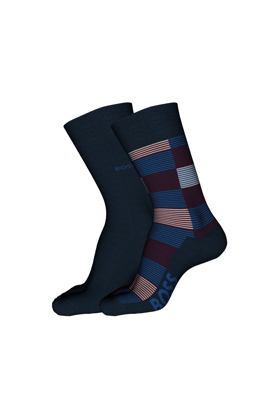 Boss 2 Pack Men's Stripe Sock