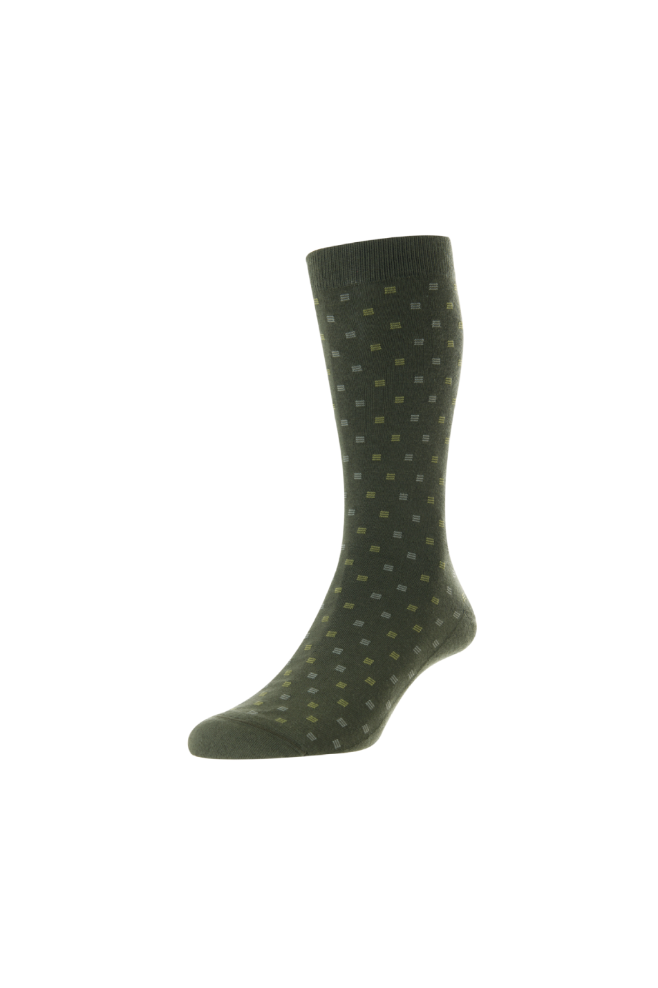 Pantherella Men's Byrd Box Motif Sock