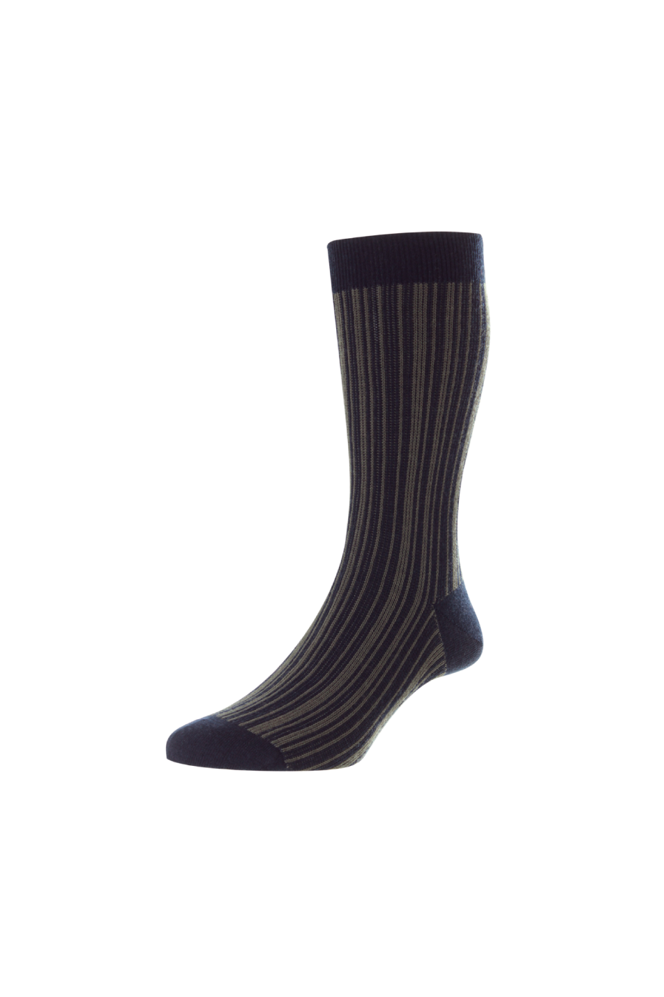 Pantherella Men's Marsden Vertical Wool Stripe Sock