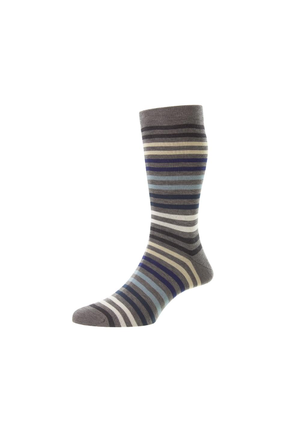 Pantherella Men's Kilburn Double Colour Block Sock