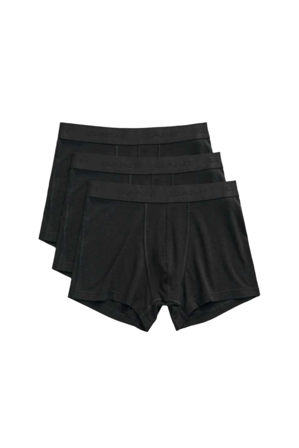 Gant 3 Pack Men's Black Bamboo Trunk