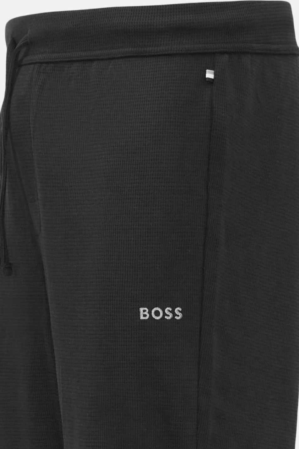 BOSS Men's Waffle Jogger Black