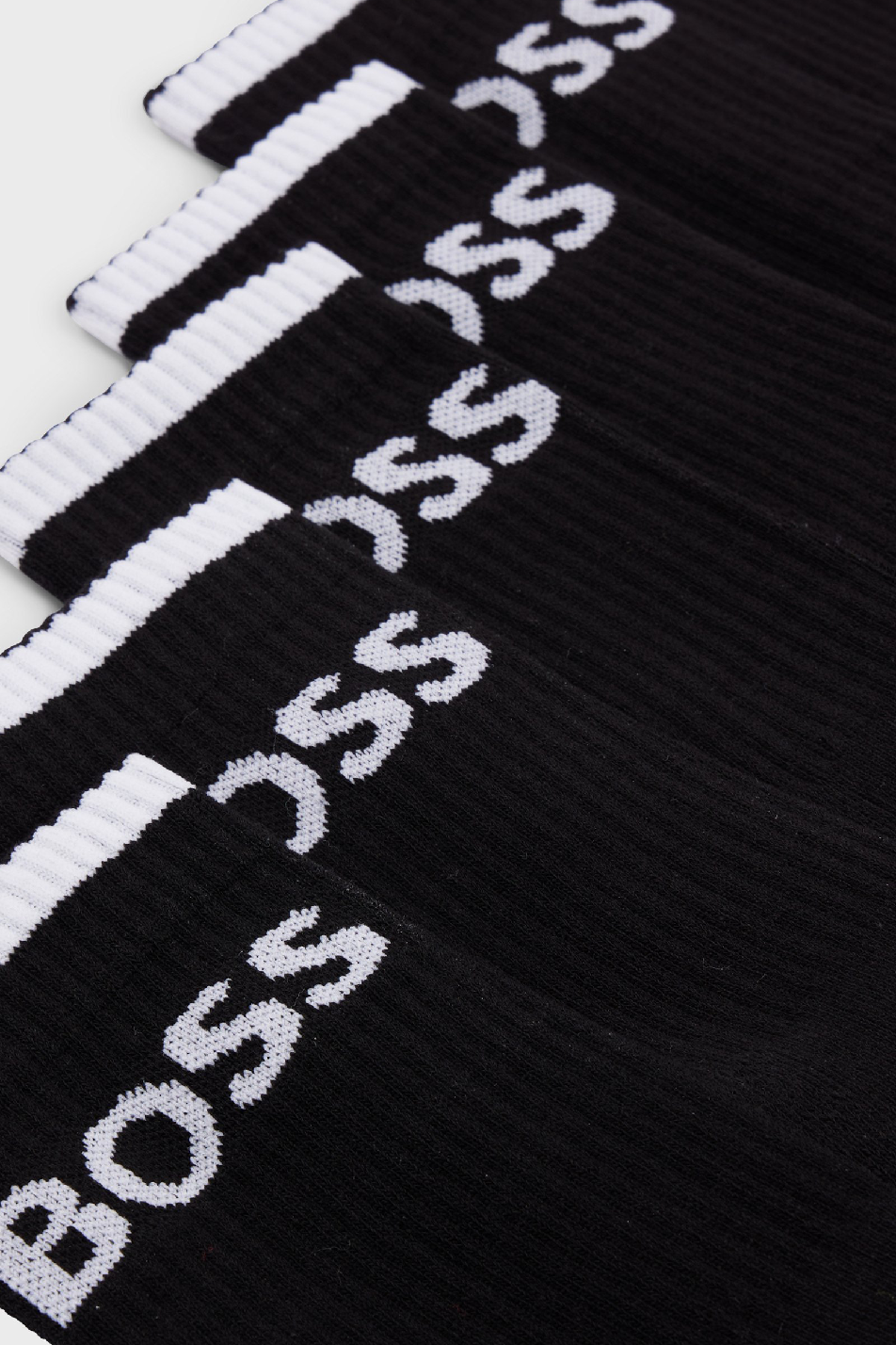 BOSS 6 Pack Men's Stripe Sock