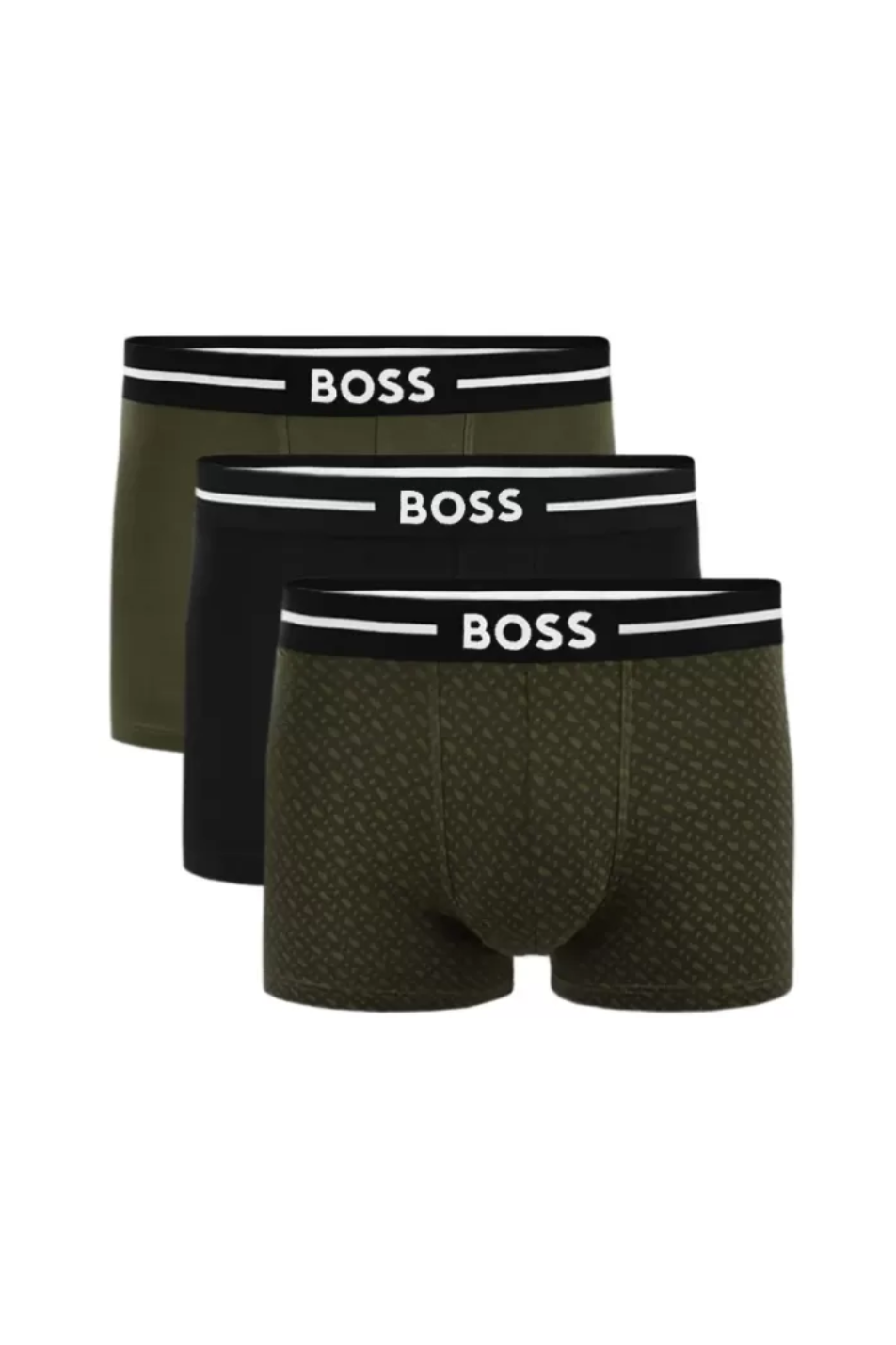 BOSS 3 Pack Men's Bold Trunk