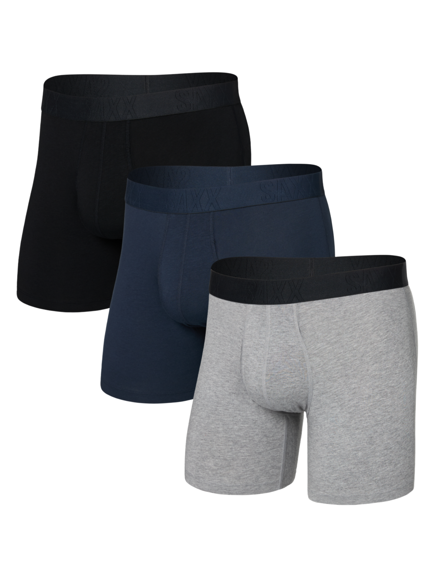 SAXX Droptemp Cooling Cotton Boxer Brief Fly 3Pk