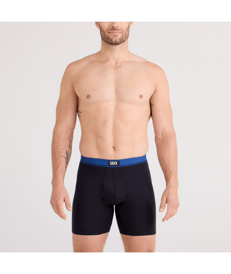 SAXX Men's 3 Pack Boxer Brief Essential Cotton Fly