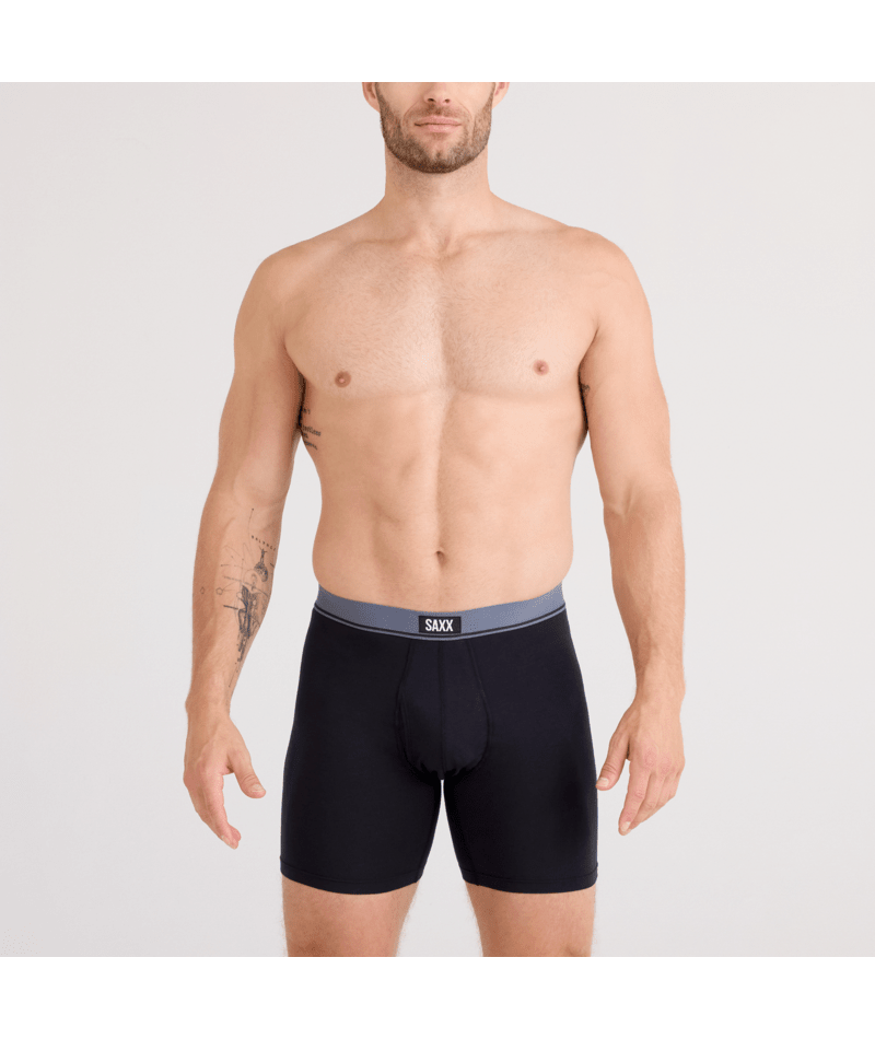 SAXX Men's 3 Pack Boxer Brief Essential Cotton Fly