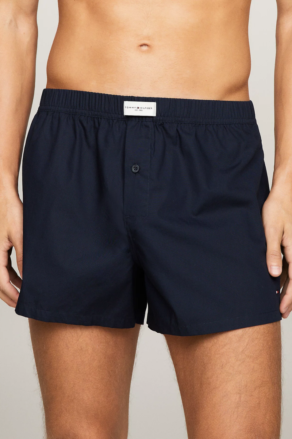 Tommy Hilfiger 3 Pack Men's Established Woven Boxer