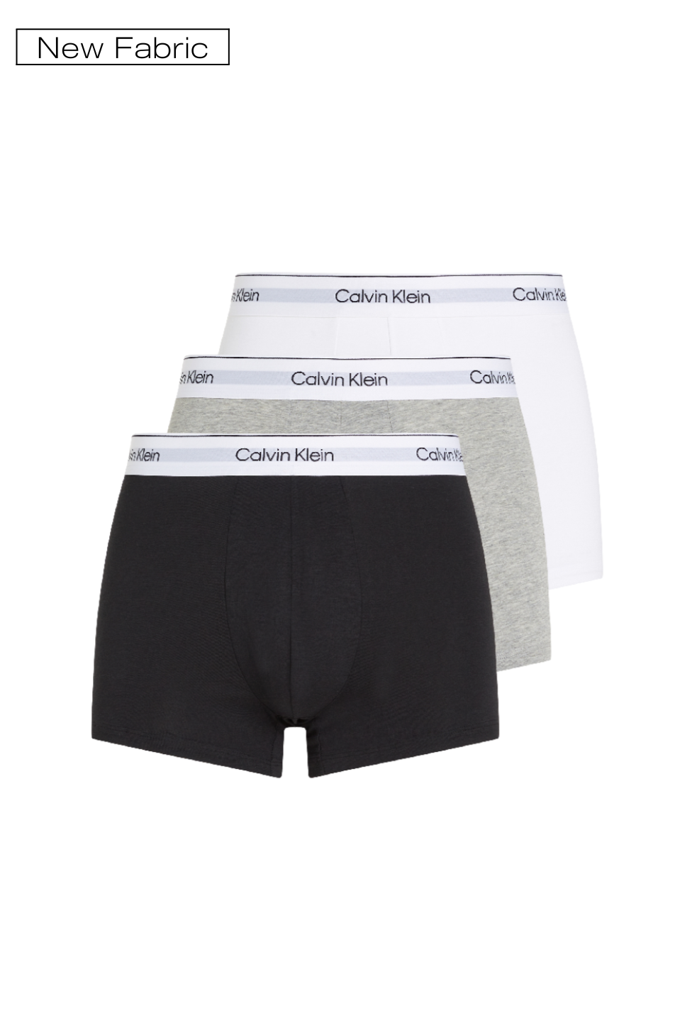 Calvin Klein 3 Pack Men's Icon Cotton Stretch Trunk