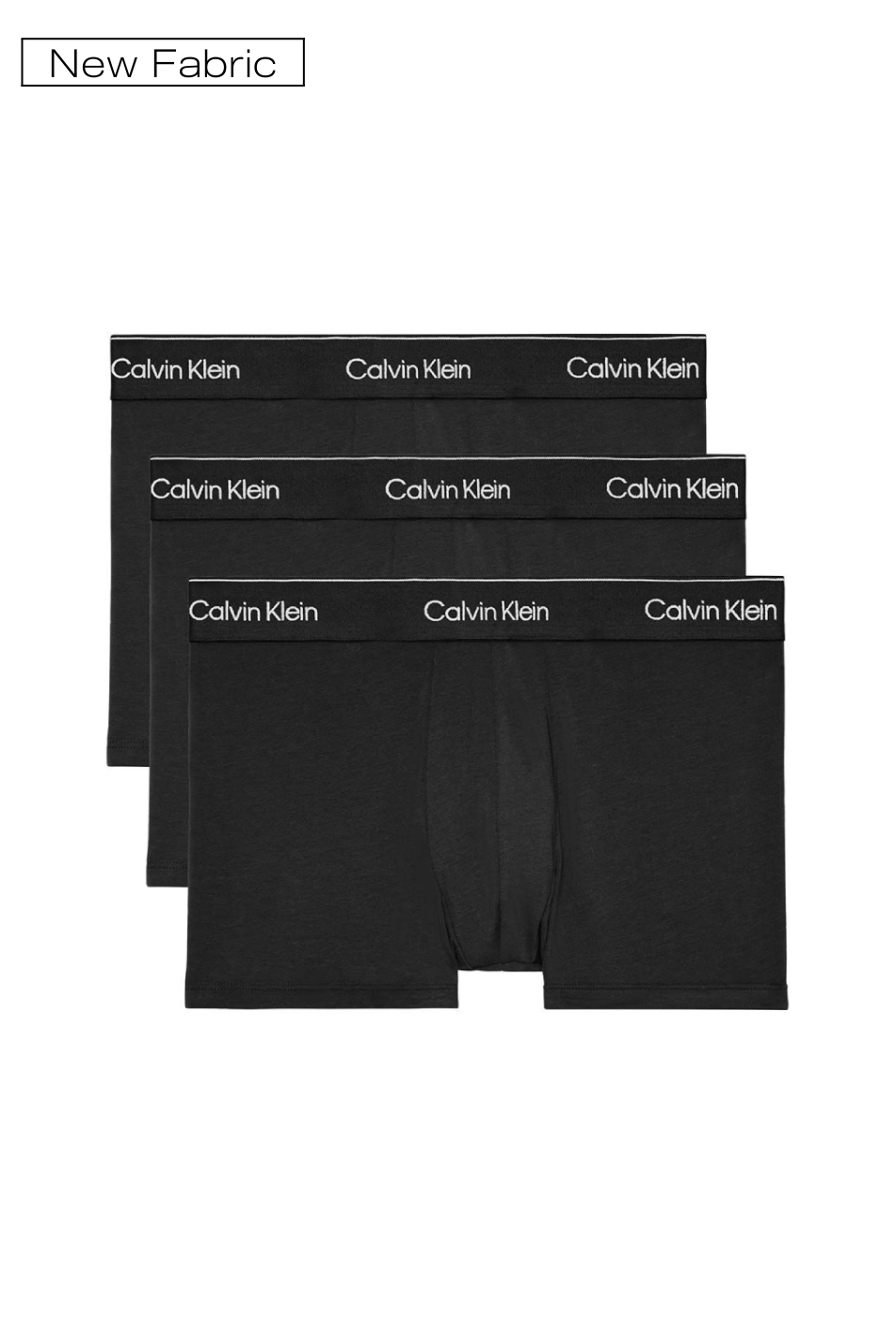 Calvin Klein 3 Pack Men's Icon Cotton Stretch Trunk