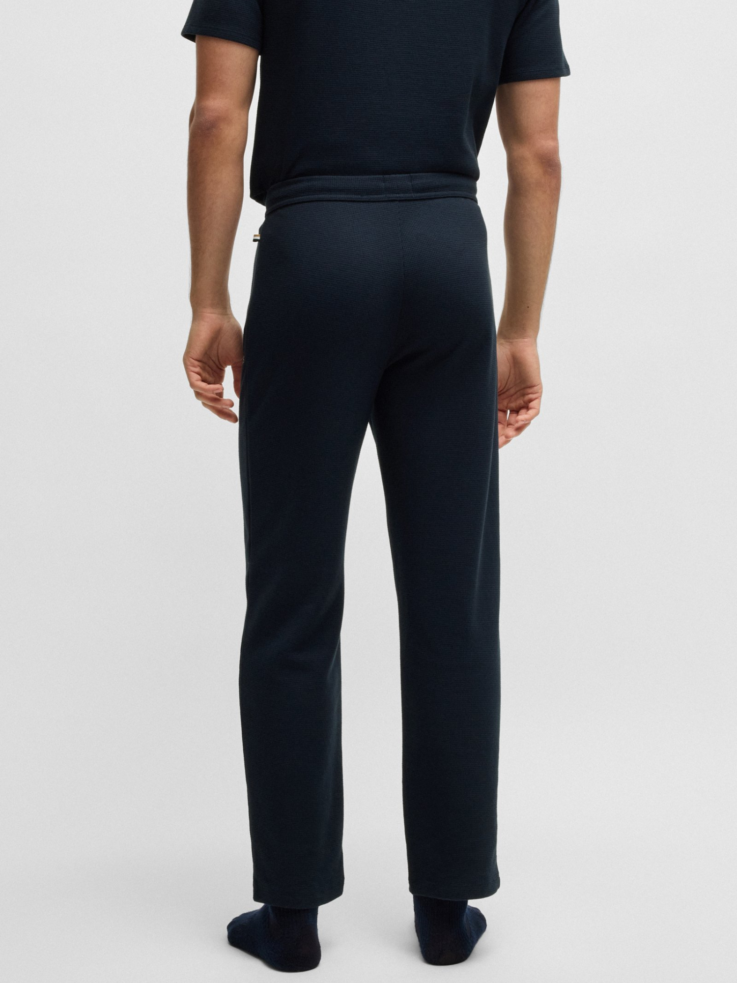 BOSS Men's Waffle Cotton Blend Jogger