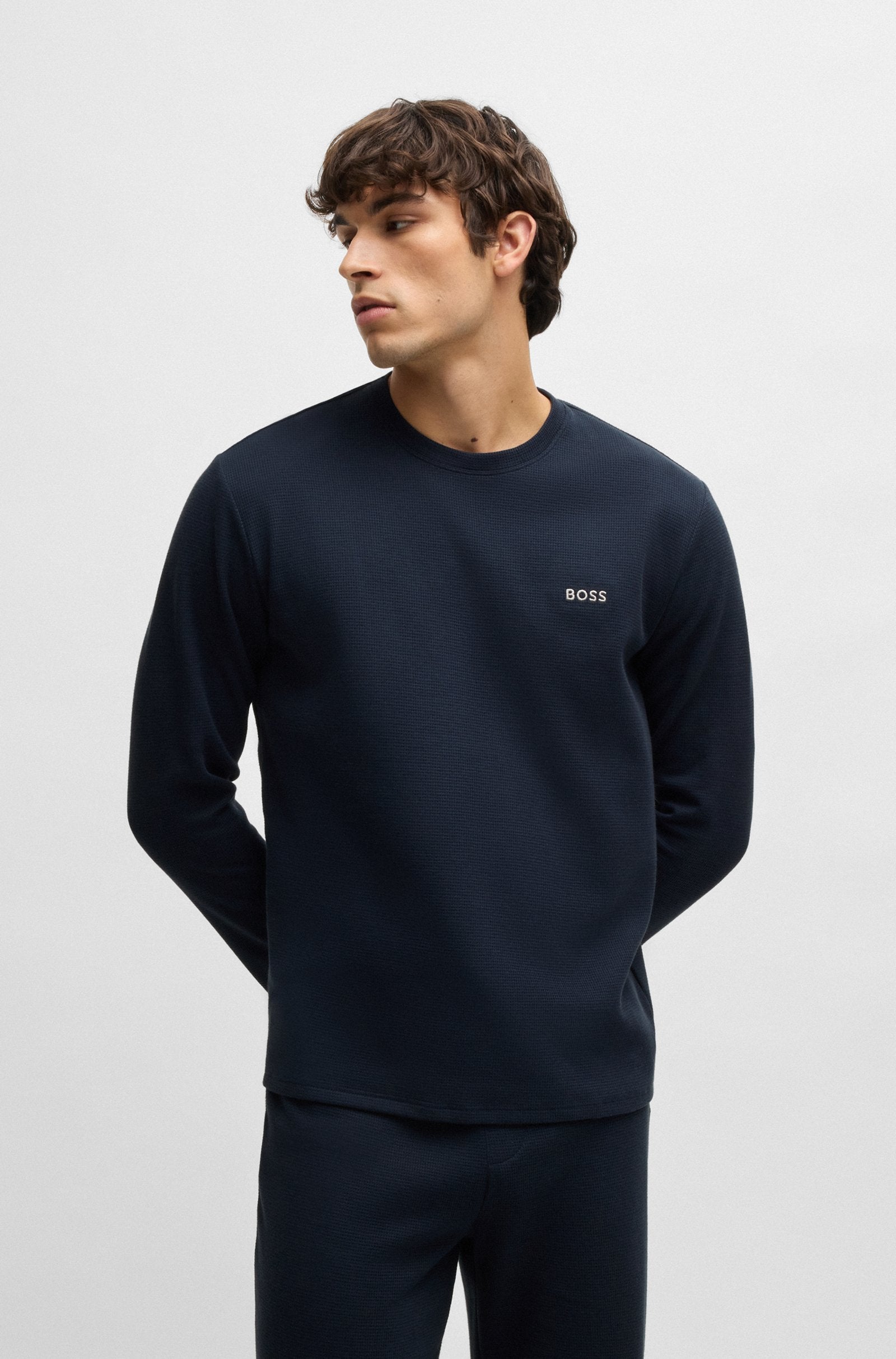 navy boss t shirt