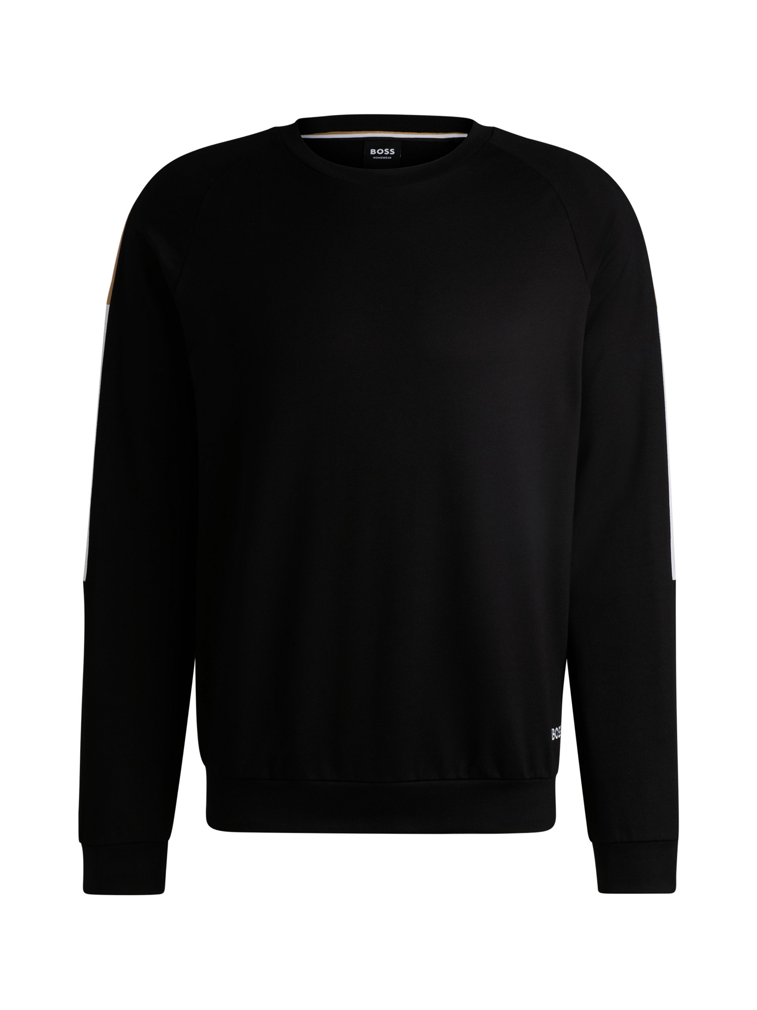 BOSS Men's Cotton Sweatshirt With Contrast Panels