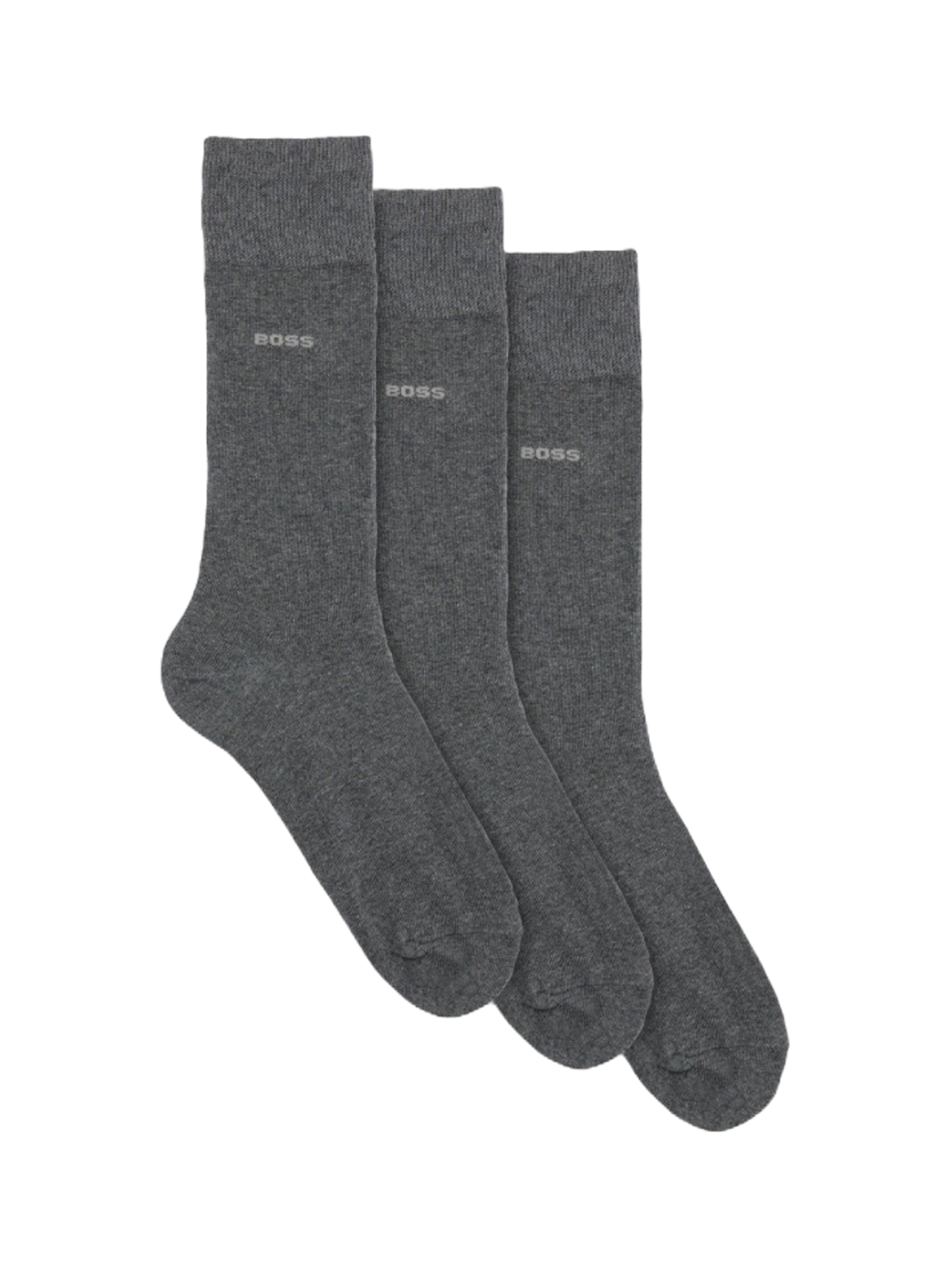 BOSS Men's 3 Pack Uni Combed Sock