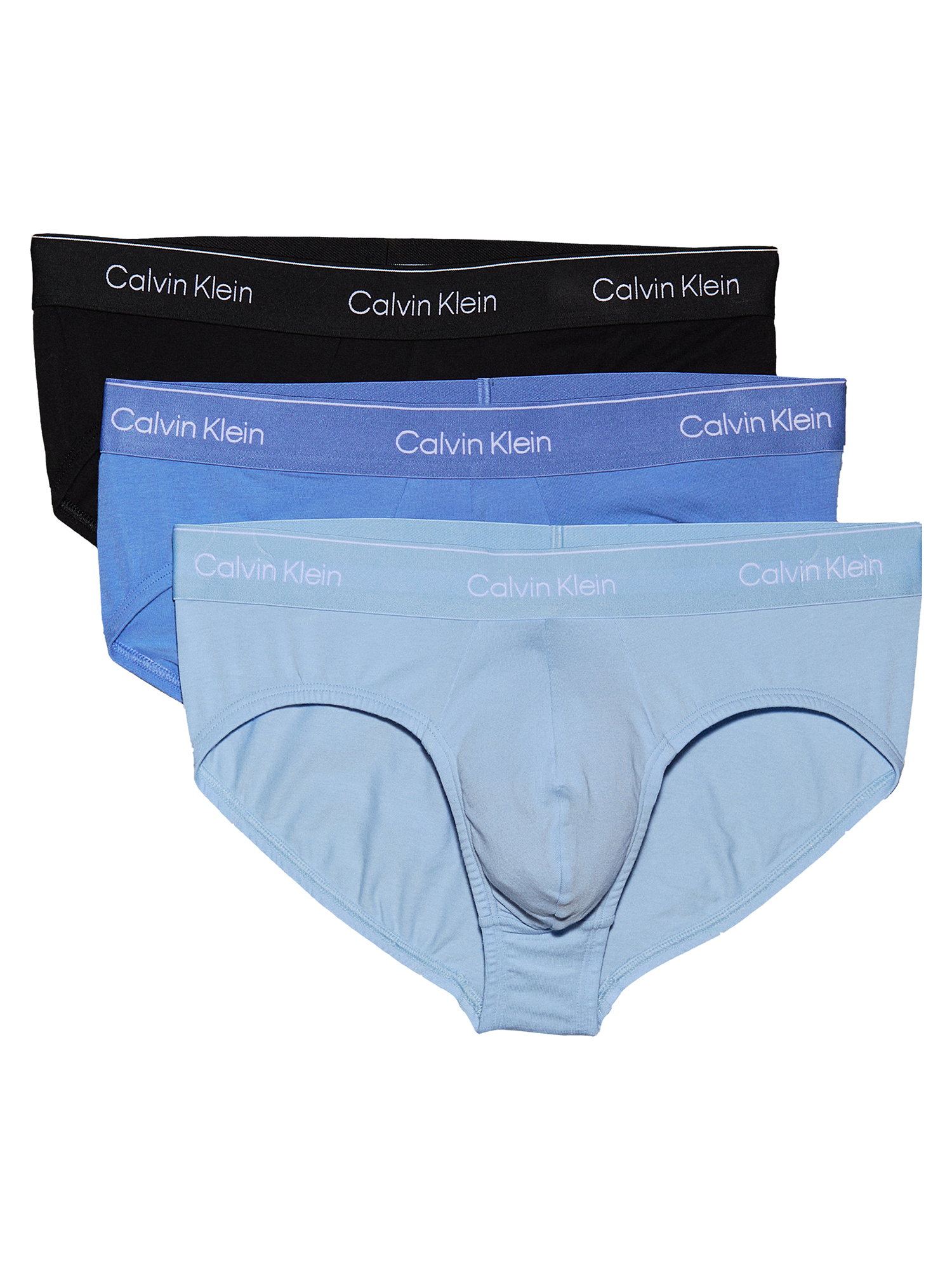 Calvin Klein Men's 3 Pack Hip Brief - Icon Cotton Stretch