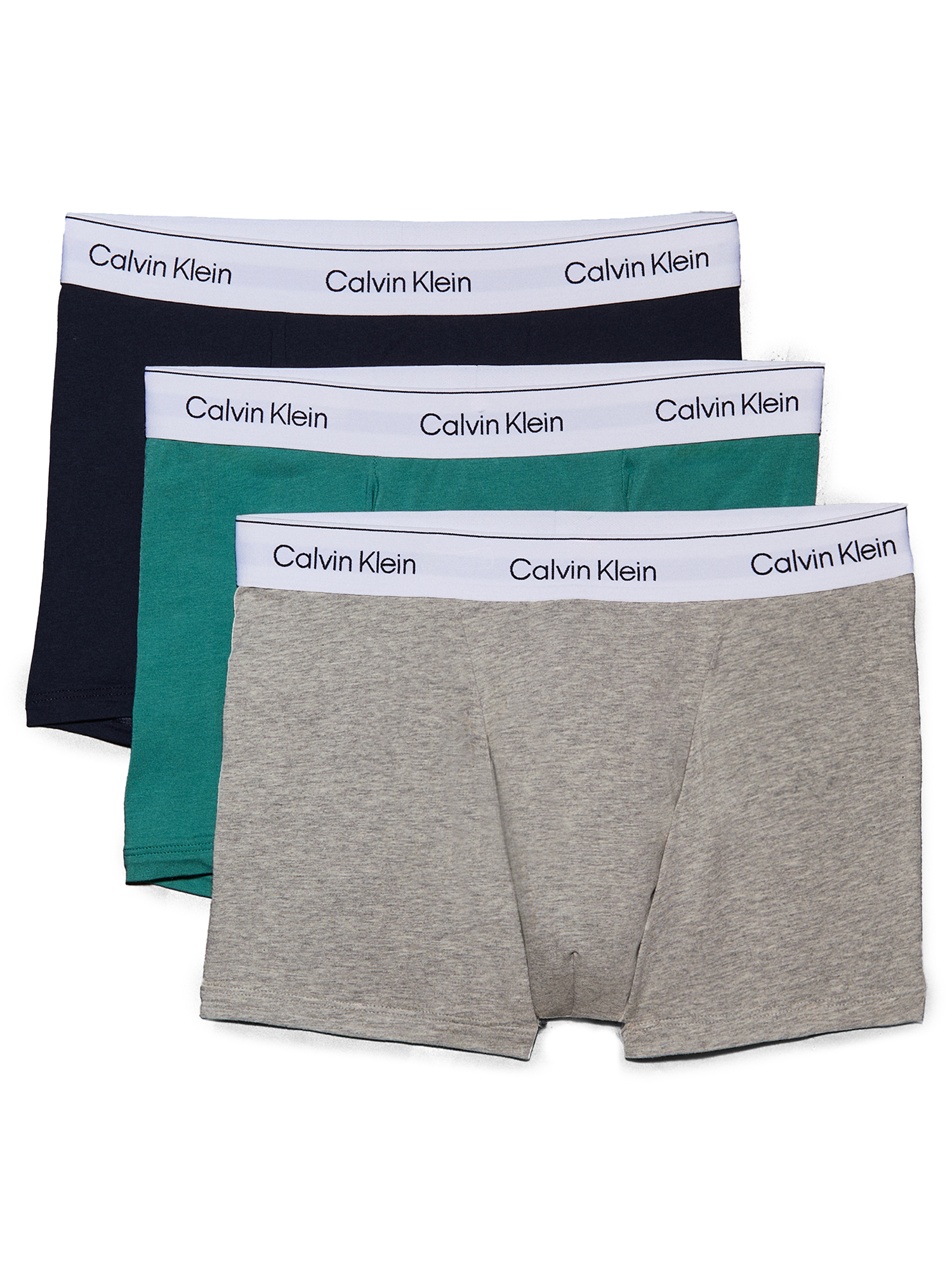 Calvin Klein Men's 3 Pack Trunk - Icon Cotton Stretch