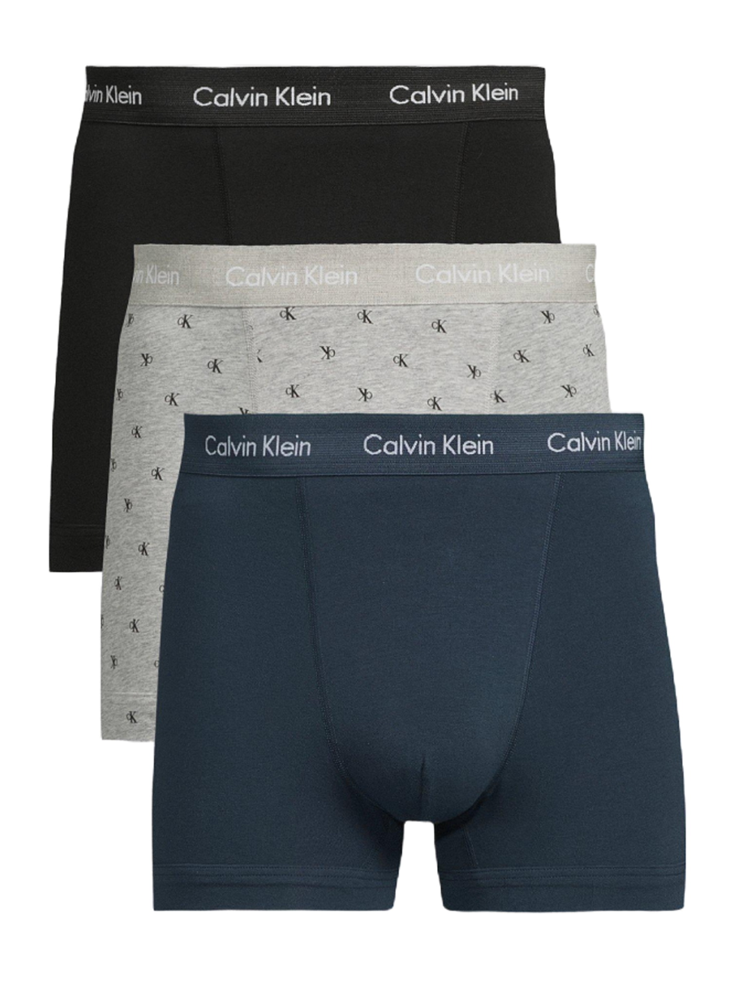 Calvin Klein 3 Pack Men's Cotton Stretch Trunk