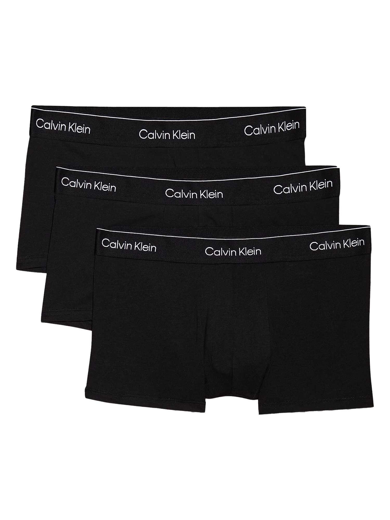 Calvin Klein Men's 3 Pack Low Rise Trunk - Icon Cotton Stretch