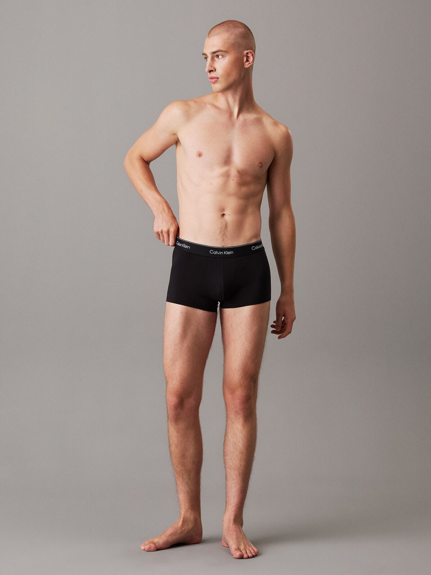 Calvin Klein Men's 3 Pack Low Rise Trunk - Icon Cotton Stretch