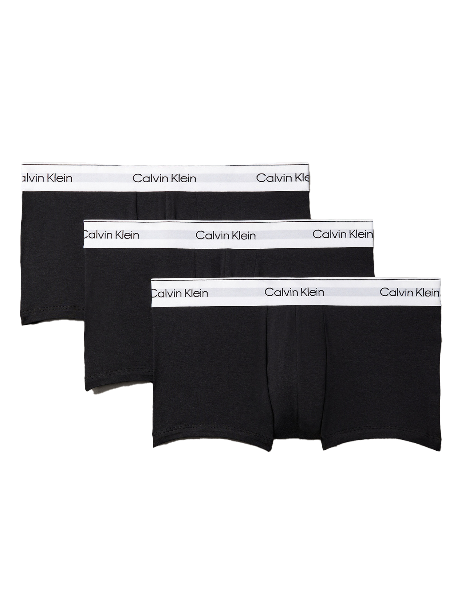 Calvin Klein Men's 3 Pack Low Rise Trunk - Icon Cotton Stretch