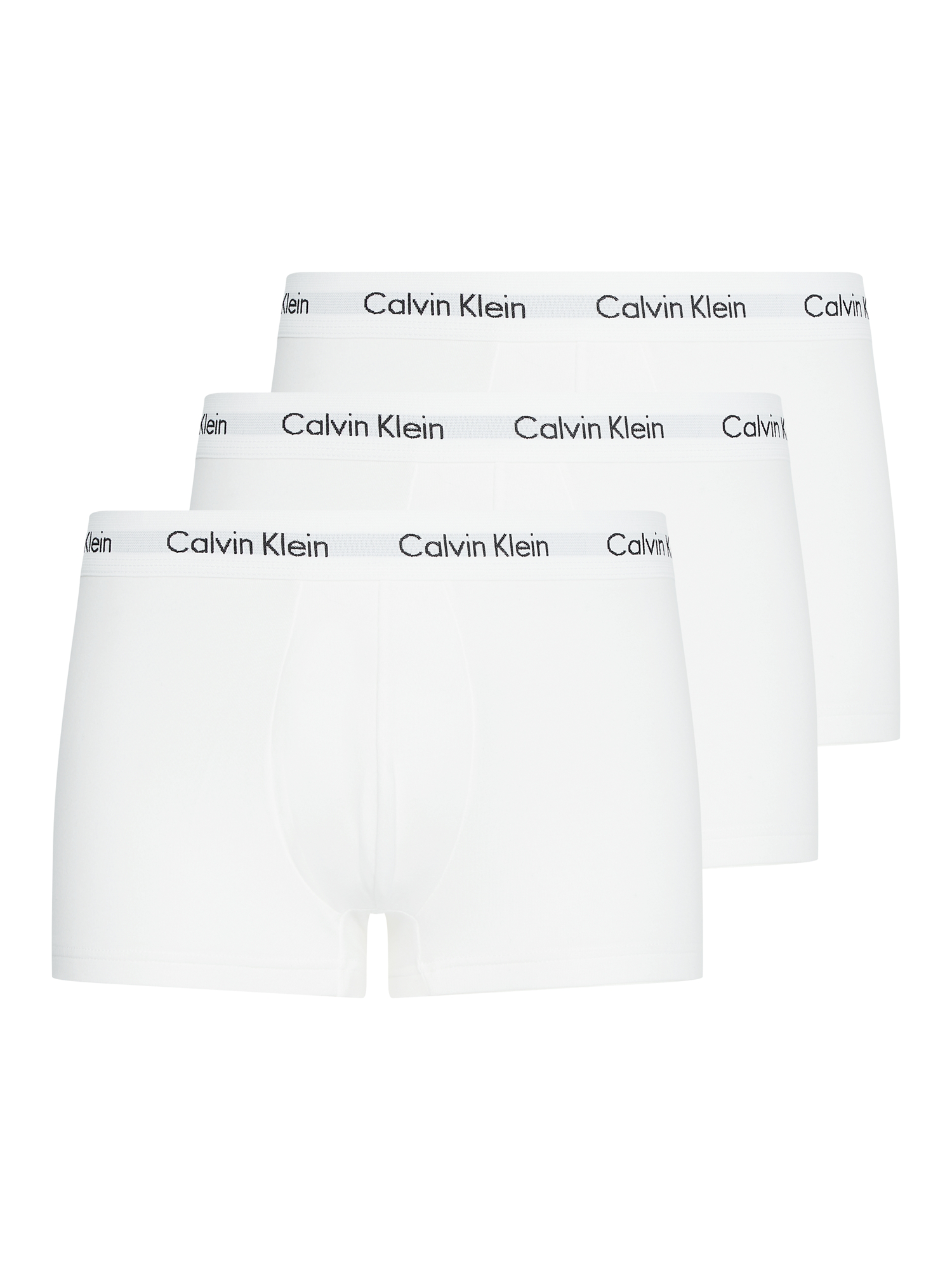 Calvin Klein 3 Pack Men's Cotton Stretch Low Rise Trunks