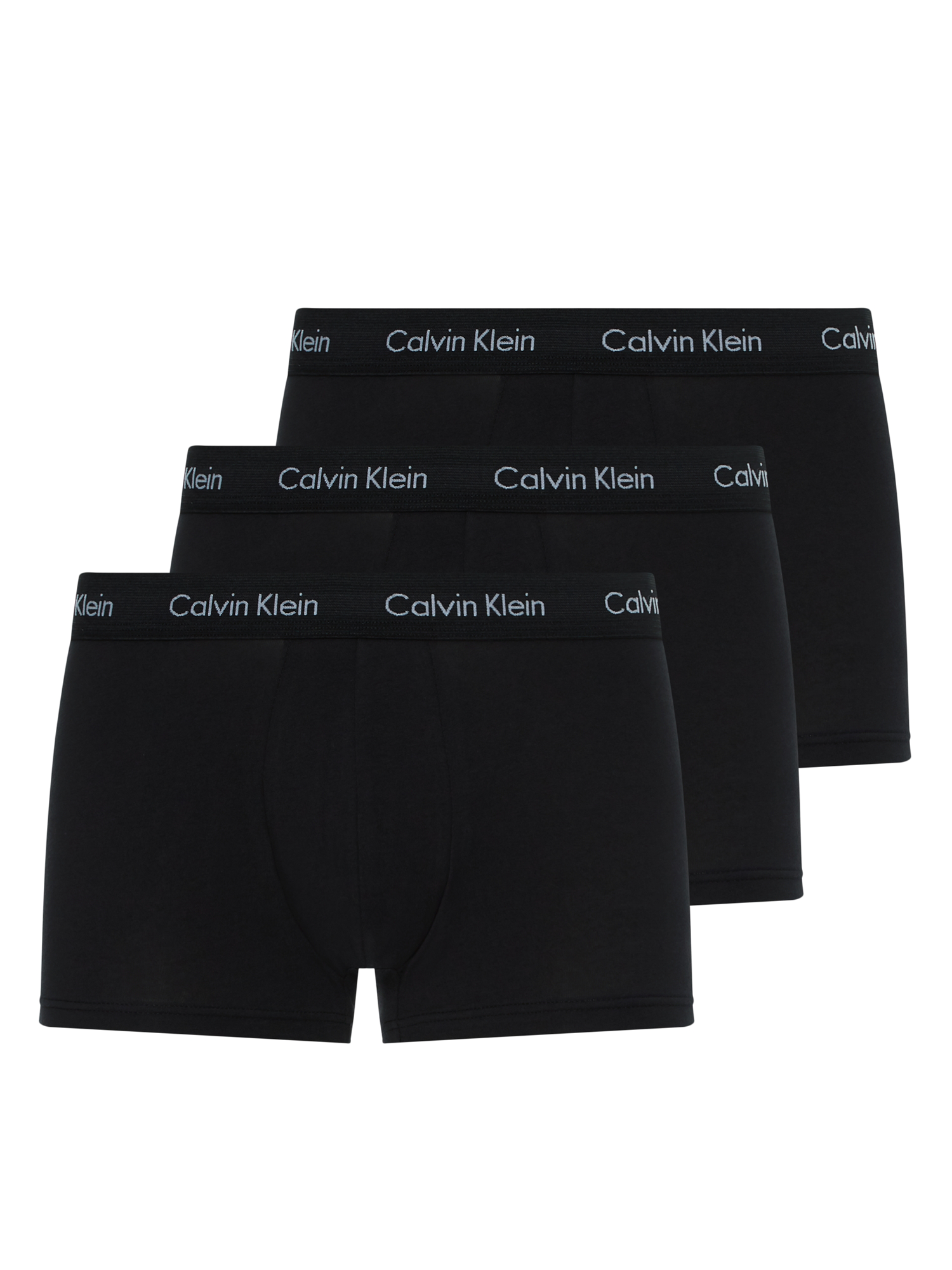 Calvin Klein 3 Pack Men's Cotton Stretch Low Rise Trunk