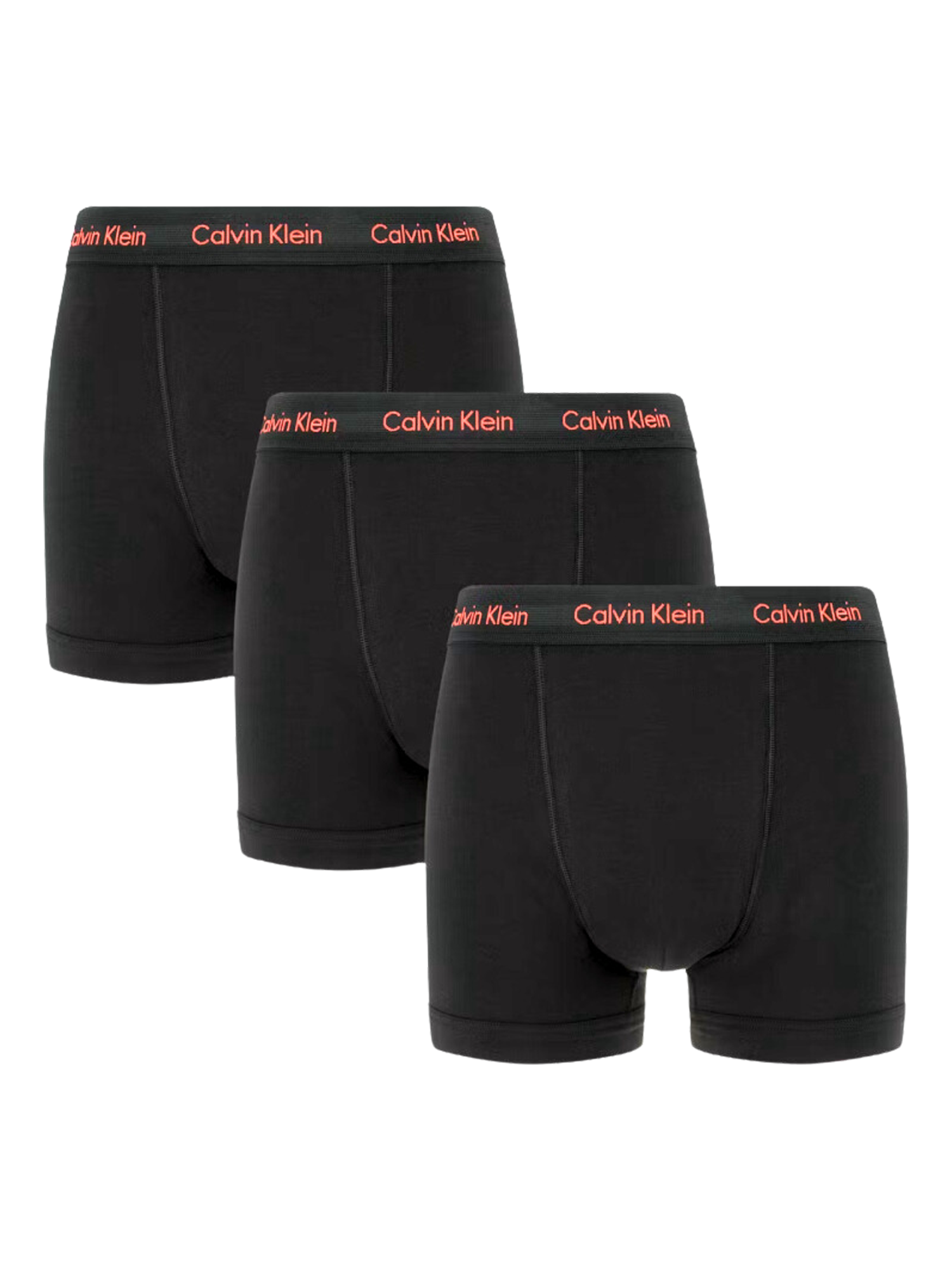 Calvin Klein Men's 3 Pack Cotton Stretch Trunk