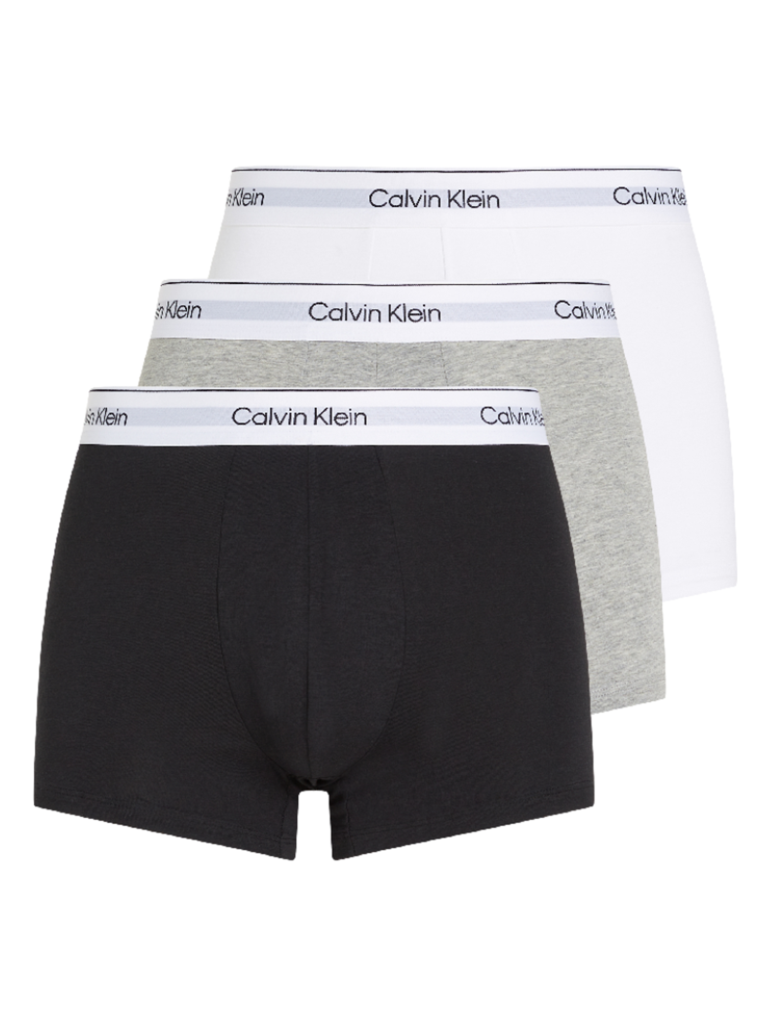 Calvin Klein 3 Pack Men's Icon Cotton Stretch Trunk