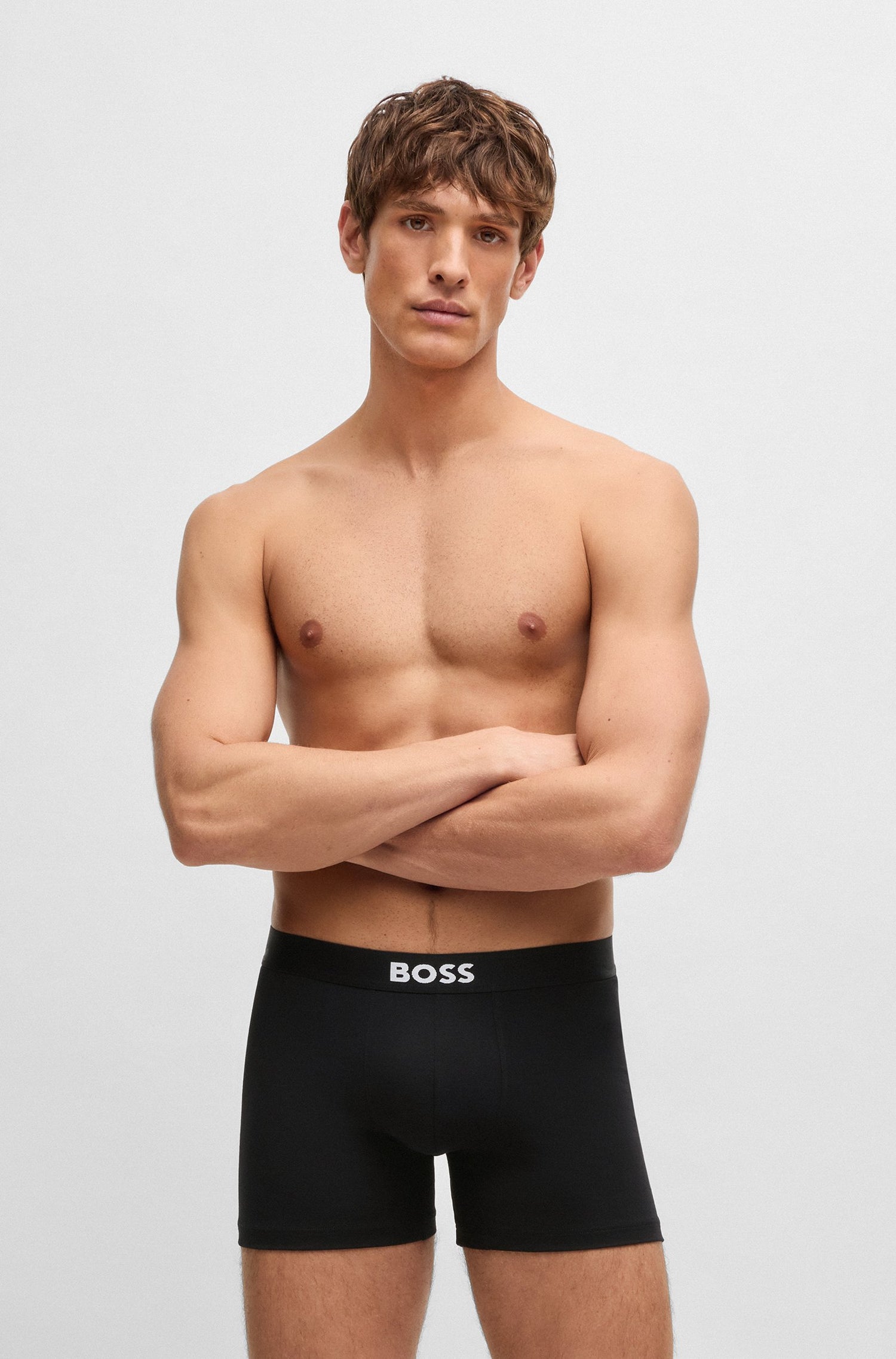 BOSS Mens 3 Pack Boxer Brief - BOSS ONE