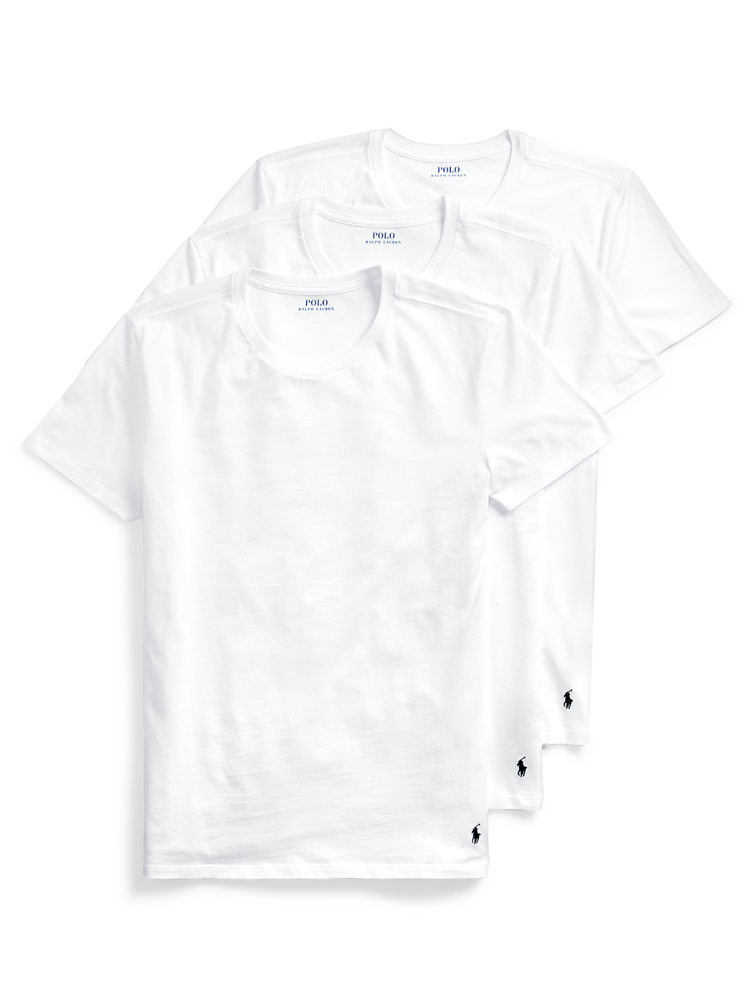 Polo Ralph Lauren Men's 3 Pack Crew T-Shirt