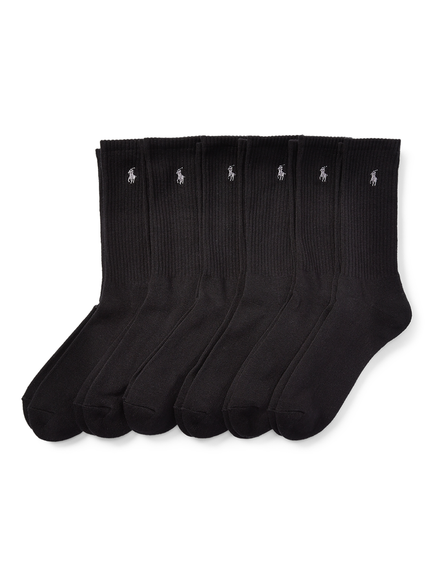 Polo Ralph Lauren Men's 6 Pack Crew Sock