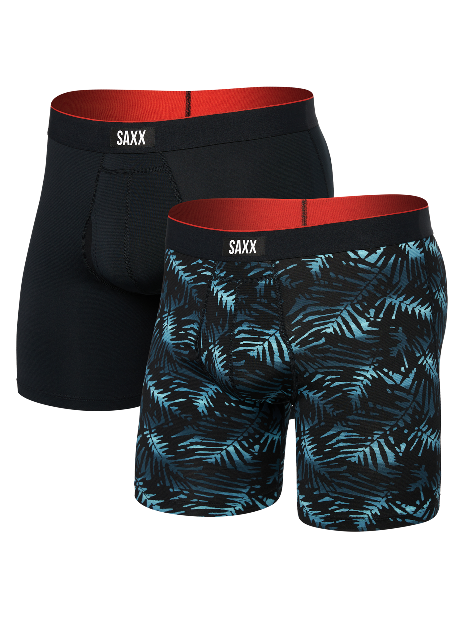 SAXX Men's 2 Pack Boxer Brief Multi Sport Mesh