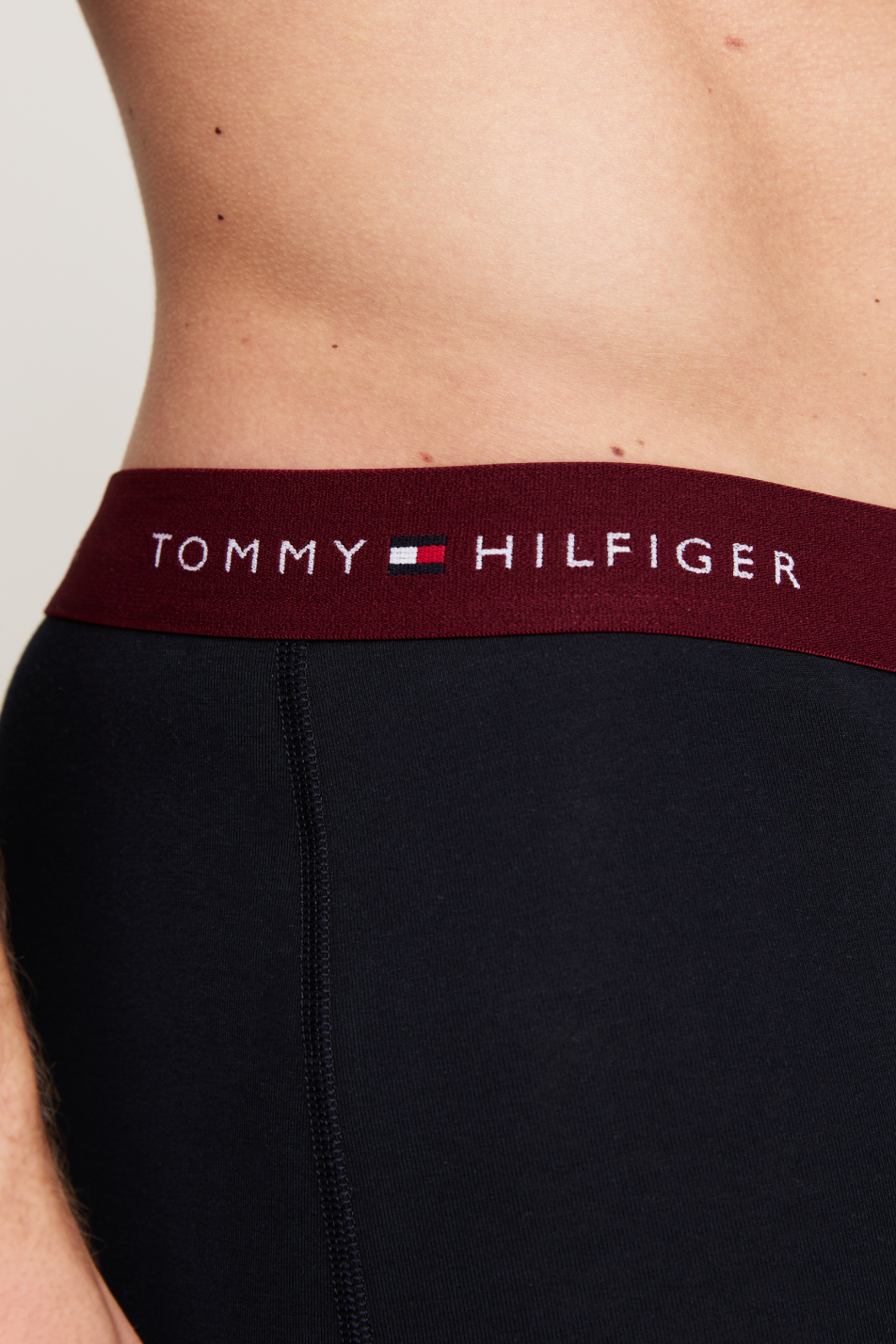 Tommy Hilfiger Men's 3 Pack Logo Waistband Trunk