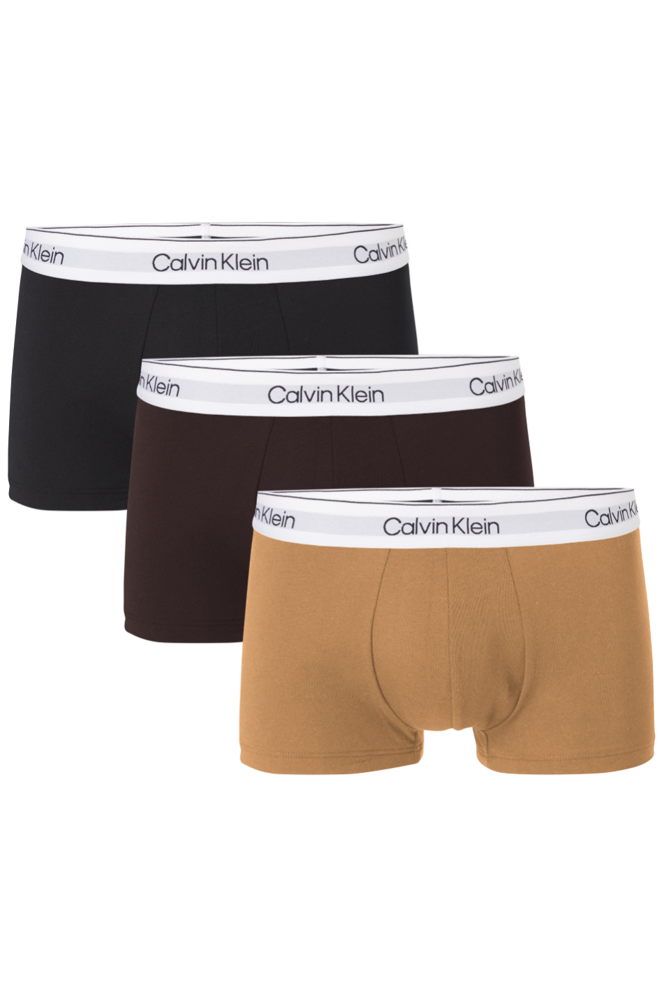 Calvin Klein 3 Pack Men's Recycled Cotton Stretch Low Rise Trunk