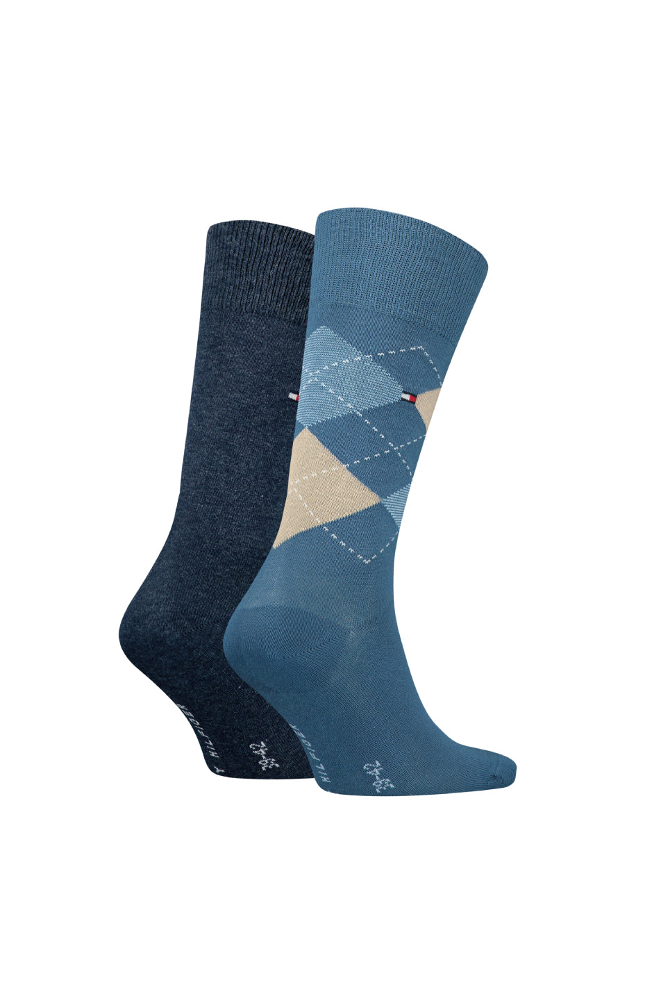 Tommy Hilfiger 2 Pack Men's Check Sock